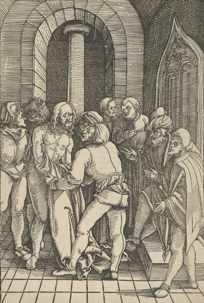 Kristus svlékl, ze zrcadla utrpení našeho Pána Ježíše Krista, 1507. od Hans Schäufelein the Elder