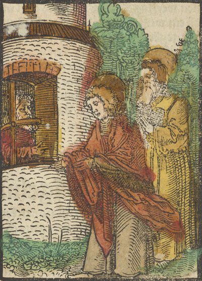 Svatý. John ve vězení, z Das Plenarium, 1517. od Hans Schäufelein the Elder