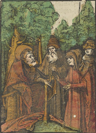 Kázání sv. Jana Křtitele, z Das Plenarium, 1517. od Hans Schäufelein the Elder