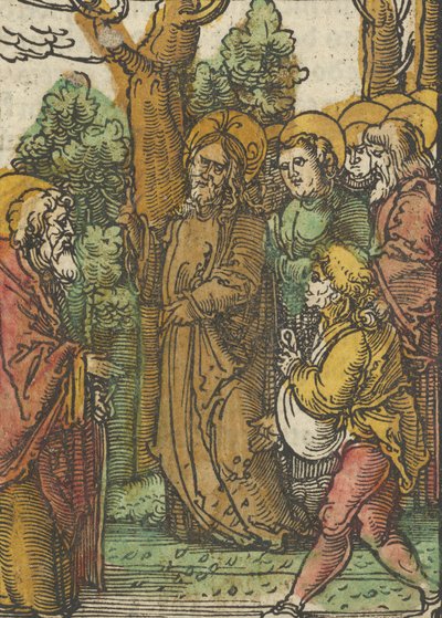 Podobenství o rozsévači a plevelu z Das Plenarium, 1517. od Hans Schäufelein the Elder
