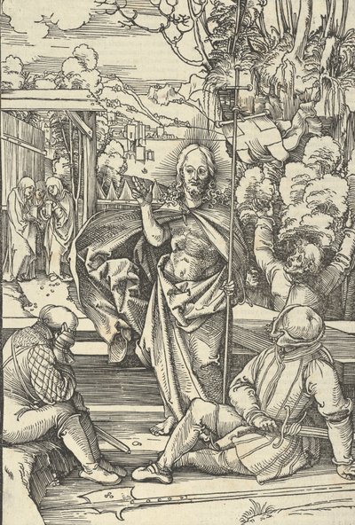 Vzkříšení, ze zrcadla utrpení našeho Pána Ježíše Krista, 1507. od Hans Schäufelein the Elder