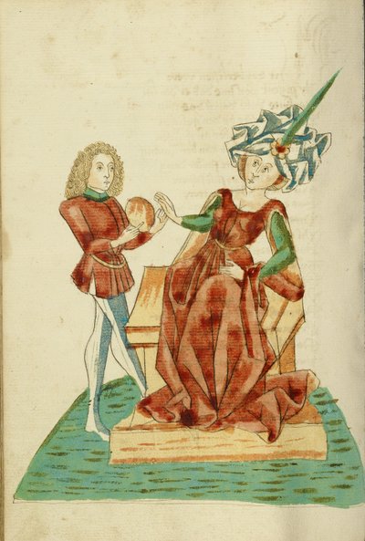 Jupiter daruje Danae zlato od Hans Schilling