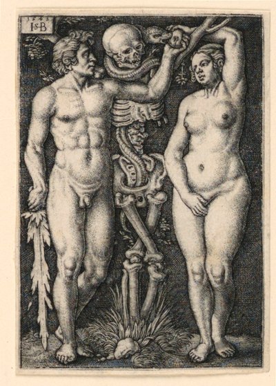 Adam a Eva od Hans Sebald Beham