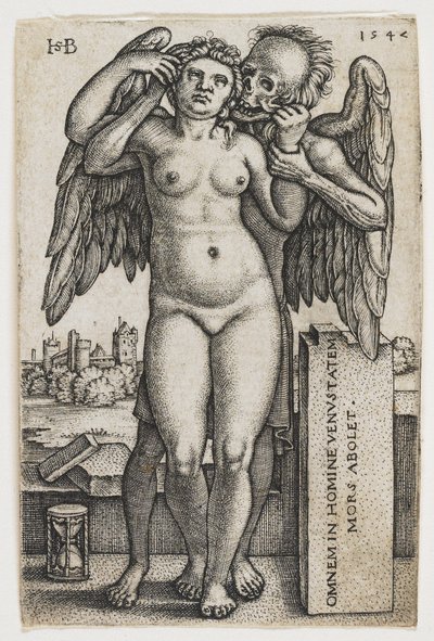 Smrt zachvacující ženu, 1547 od Hans Sebald Beham