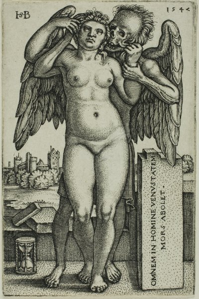 Smrt a Panna od Hans Sebald Beham