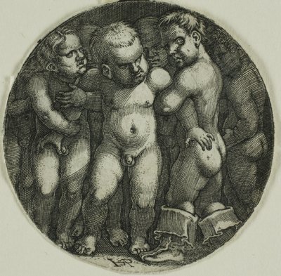 Osm chlapců od Hans Sebald Beham