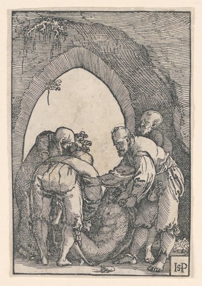 Pohřbení od Hans Sebald Beham