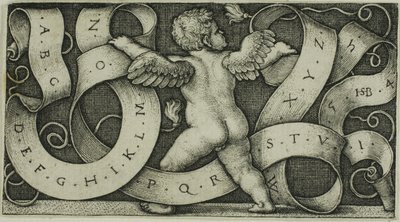 Genialita s abecedou od Hans Sebald Beham