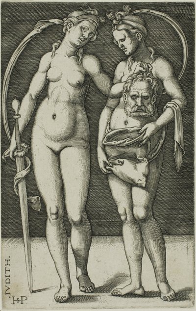 Judith a její služebník od Hans Sebald Beham