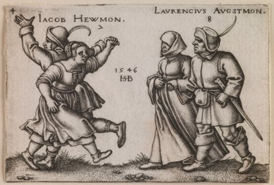 "Červenec a srpen" z cyklu "Selské slavnosti aneb Dvanáct měsíců" od Hans Sebald Beham
