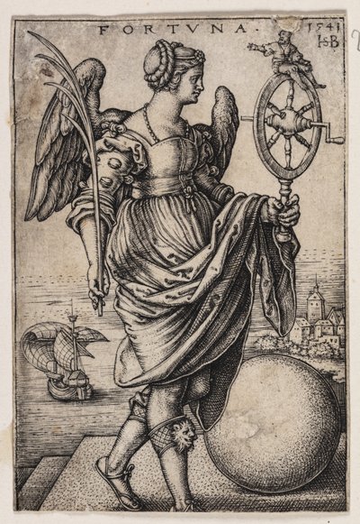 Fortune (Fortuna) od Hans Sebald Beham