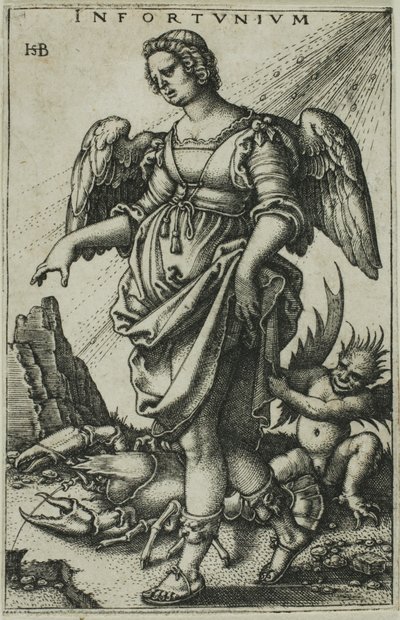 Neštěstí od Hans Sebald Beham
