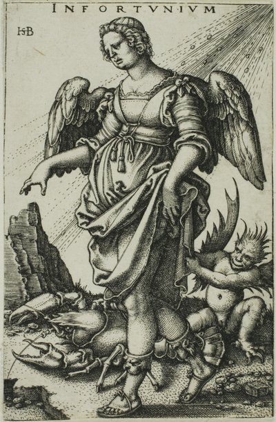Neštěstí od Hans Sebald Beham