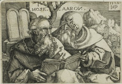 Mojžíš a Áron od Hans Sebald Beham