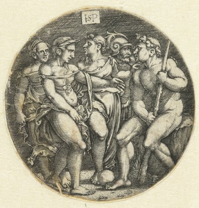 Soud z Paříže od Hans Sebald Beham