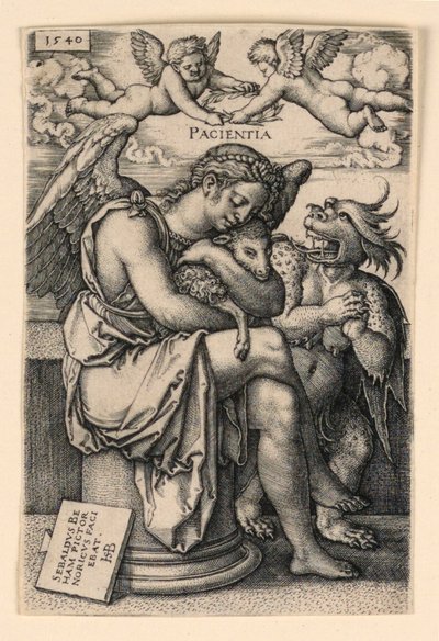 Pacientia (Patience) od Hans Sebald Beham