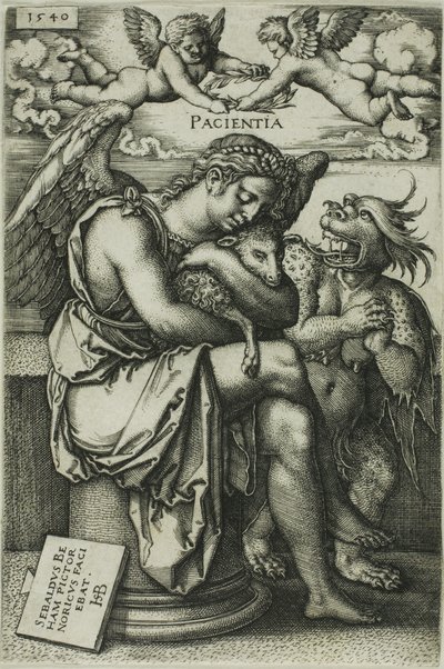 Trpělivost od Hans Sebald Beham