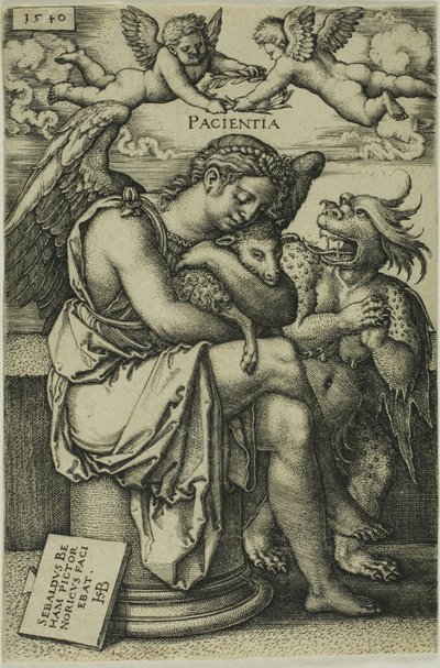 Trpělivost od Hans Sebald Beham