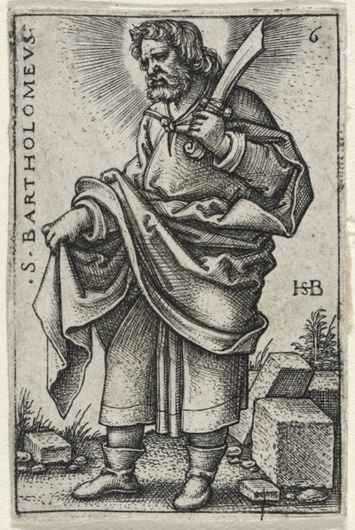 Svatý Bartoloměj, 1541-46 od Hans Sebald Beham