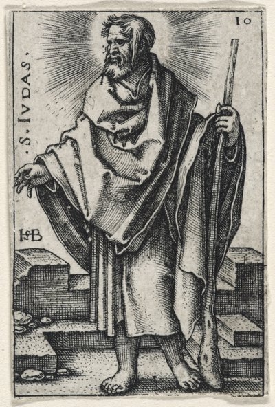 Svatý Juda Tadeáš, 1541-46 od Hans Sebald Beham