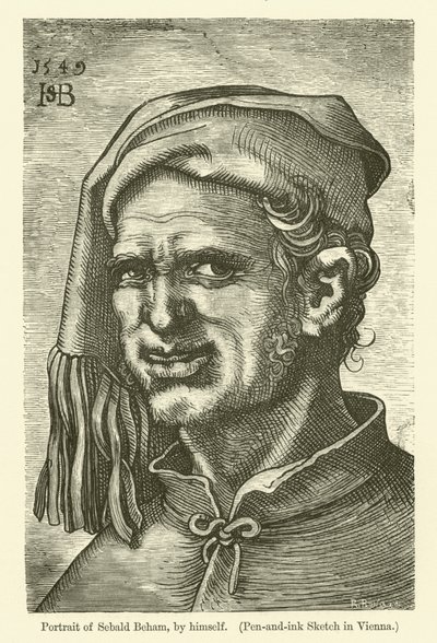 Autoportrét německého malíře a grafika Sebalda Behama od Hans Sebald Beham