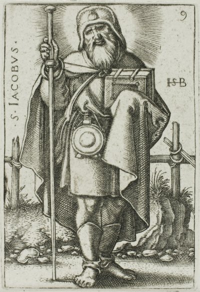 St. James Major, deska 9 z Dvanáct apoštolů od Hans Sebald Beham