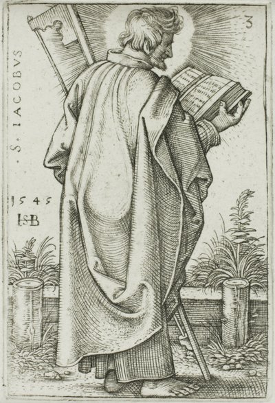 St. James Minor, deska 3 z Dvanácti apoštolů od Hans Sebald Beham