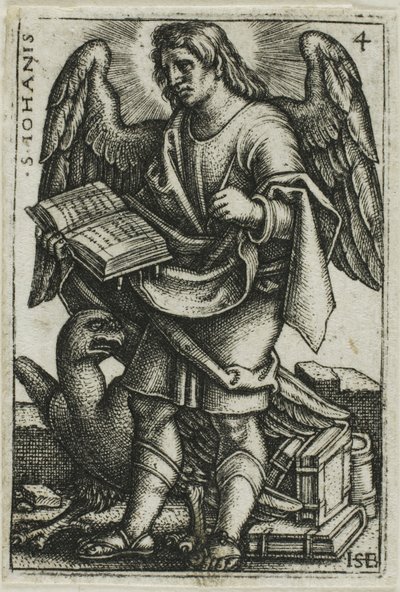Svatý Jan, ze Čtyř evangelistů od Hans Sebald Beham