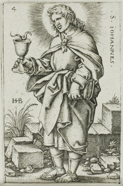 Sv. Jan, deska 4 z Dvanácti apoštolů od Hans Sebald Beham
