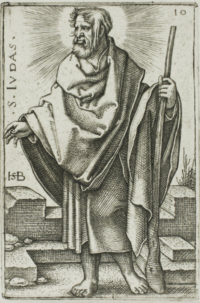 Sv. Juda, deska 10 z Dvanácti apoštolů od Hans Sebald Beham