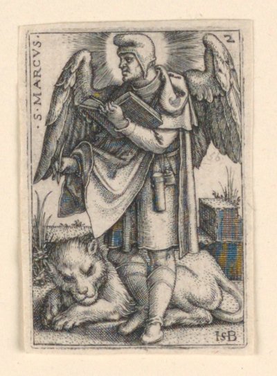 Svatý Marek, ze Čtyř evangelistů od Hans Sebald Beham