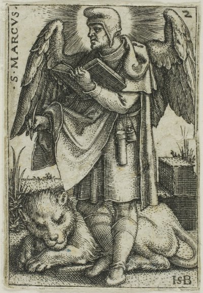 Svatý Marek, ze Čtyř evangelistů od Hans Sebald Beham