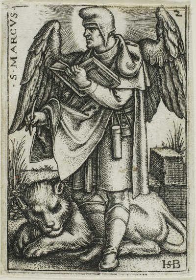 Svatý Marek, ze Čtyř evangelistů od Hans Sebald Beham