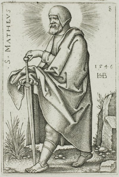 Sv. Matouš, deska 8 z Dvanácti apoštolů od Hans Sebald Beham