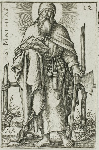 Sv. Matyáš, deska 12 z Dvanácti apoštolů od Hans Sebald Beham