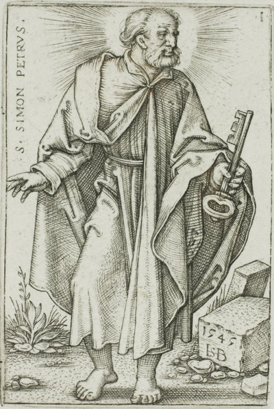 Sv. Petr, deska 1 z Dvanácti apoštolů od Hans Sebald Beham