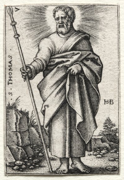 Svatý Tomáš od Hans Sebald Beham