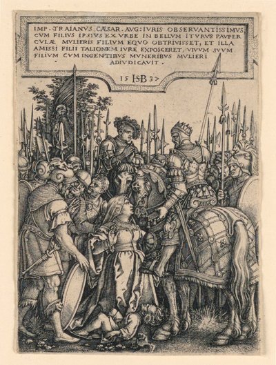 Soudce Trajana od Hans Sebald Beham