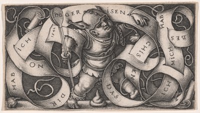 Malý šašek od Hans Sebald Beham