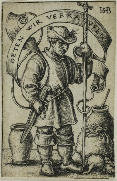 Trhový rolník od Hans Sebald Beham