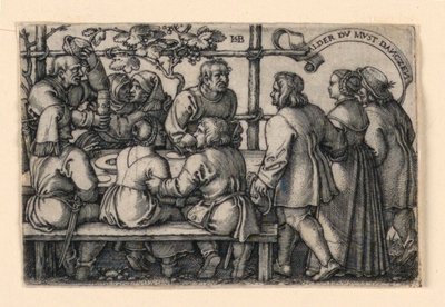 Selský svátek (Alder du must danczen) od Hans Sebald Beham