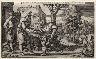 Marnotratný syn. od Hans Sebald Beham