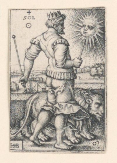 Slunce, ze Sedmi planet od Hans Sebald Beham
