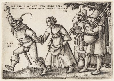 Konec roku od Hans Sebald Beham