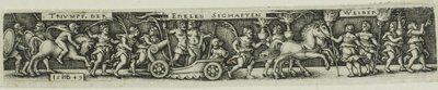 Triumfální průvod vznešených slavných žen od Hans Sebald Beham