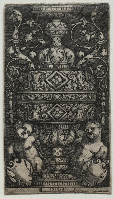 Váza zdobená dětmi od Hans Sebald Beham