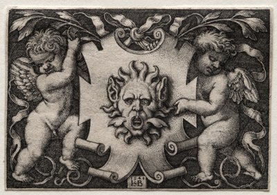 Viněta s maskaronem od Hans Sebald Beham