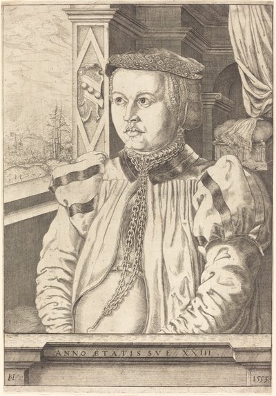 Lady von Eckh narozená v Piencsenau, 1553. od Hans Sebald Lautensack