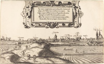 Pohled na Norimberk od východu [levá část], 1552. od Hans Sebald Lautensack