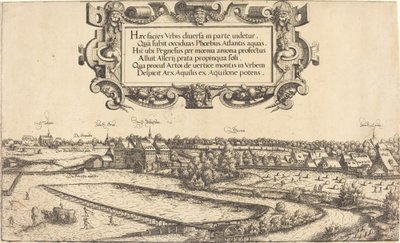 Pohled na Norimberk od západu [levá část], 1552. od Hans Sebald Lautensack